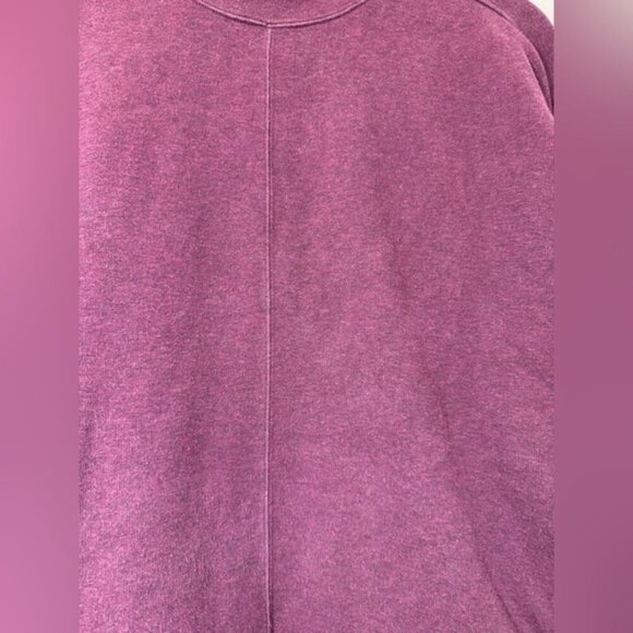 ATHLETA COZY KARMA FUNNEL NECK SWEATSHIRT Spiced Cabernet Heather Size XXS - Picture 7 of 9